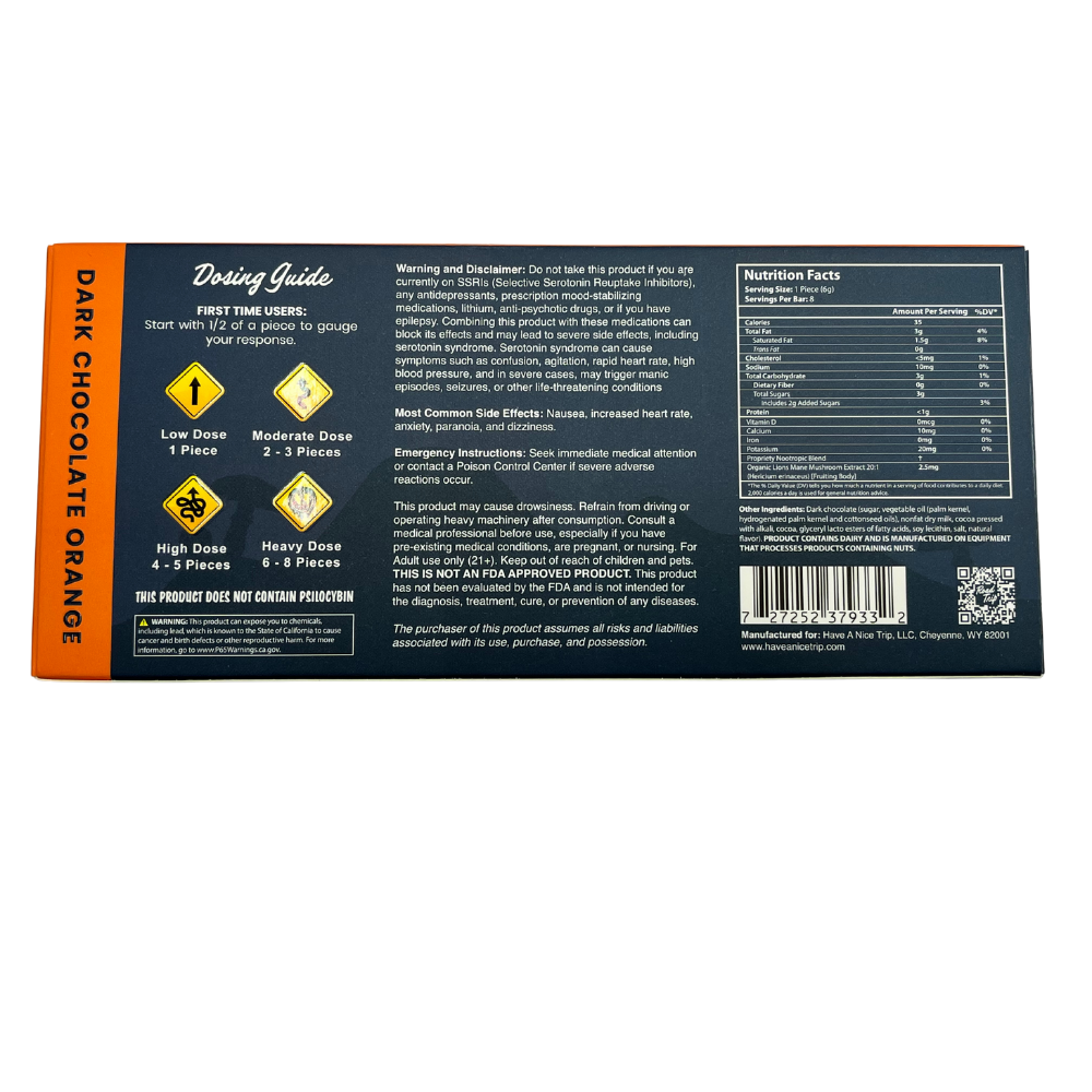 Road Trip - Desert Stardust - Mushroom Chocolate Bars