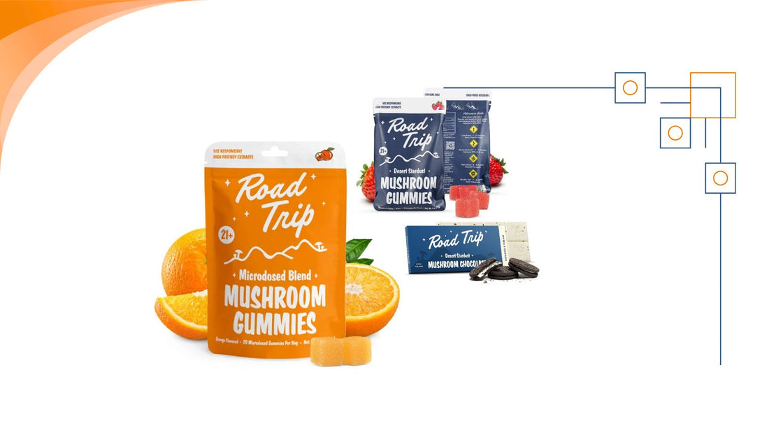 Road trip mushroom gummies, road trip Desert stardust mushroom