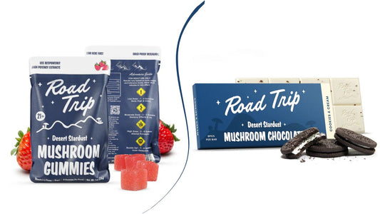 Road Trip Mushroom Gummies vs Mushroom Chocolate: Which Is Better?