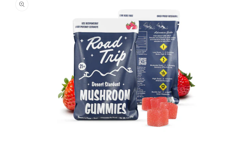 mushroom gummies road trip